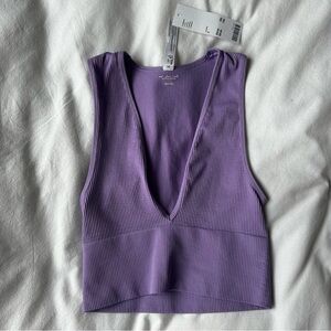 NWT Out From Under Hailey Seamless Plunge Tank